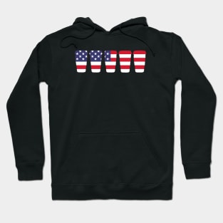 American Flag Cups Hoodie